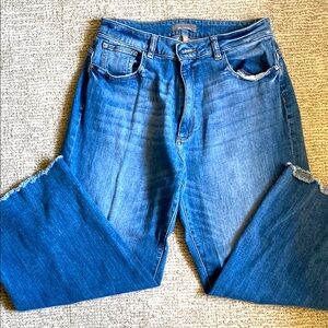 DL1961 Blue Hepburn Petite with Classic Indigo Wash